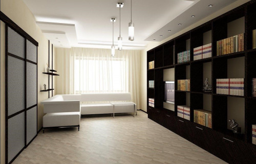 многоуровневый подвесной потолок из гипсокартона