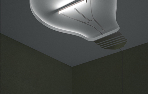 оригинальная идея подвесного потолка с подсветкой