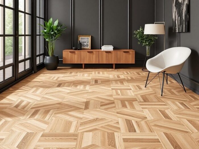 Современные напольные покрытия: тренды . Модульный паркет: гибкость классического стиля