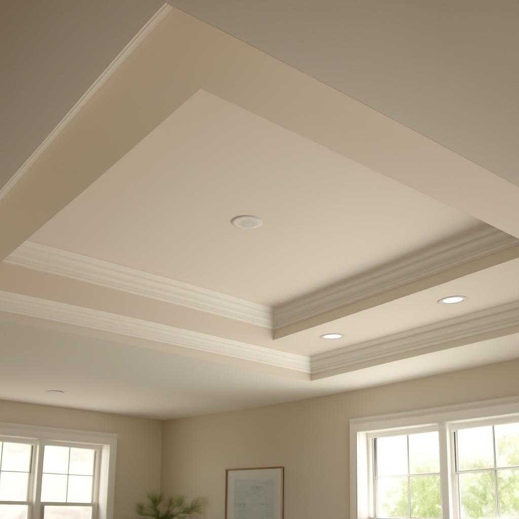 двухуровневые потолки