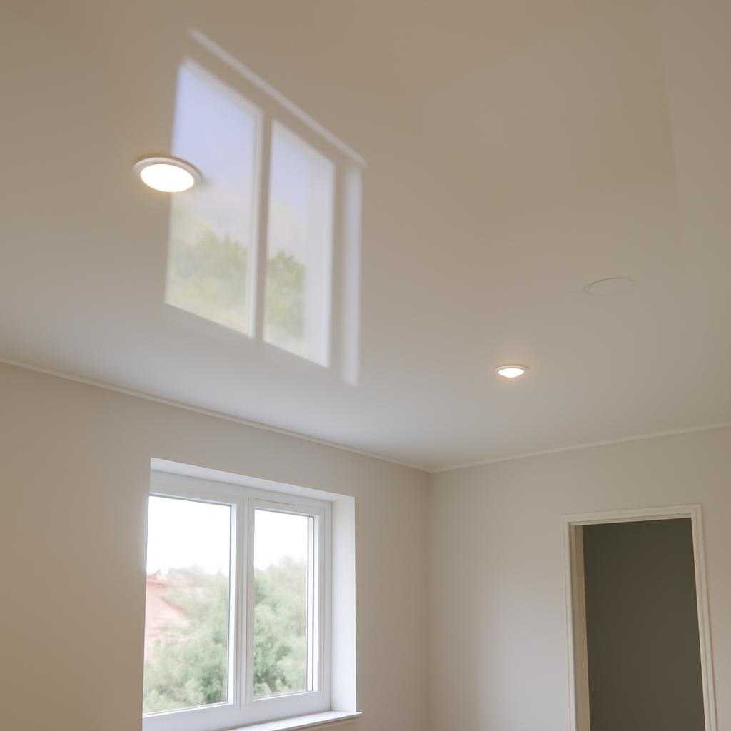 глянцевые натяжные потолки