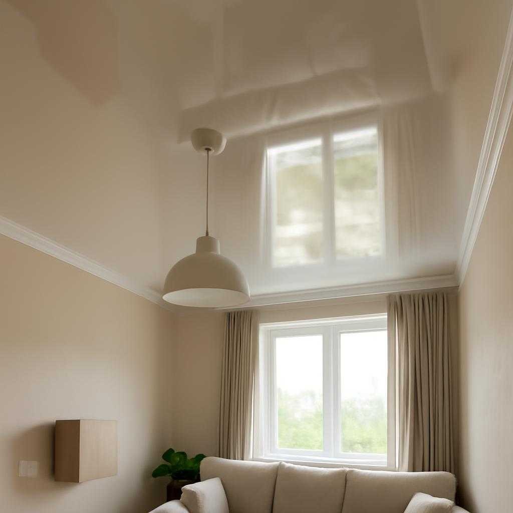 глянцевые натяжные потолки