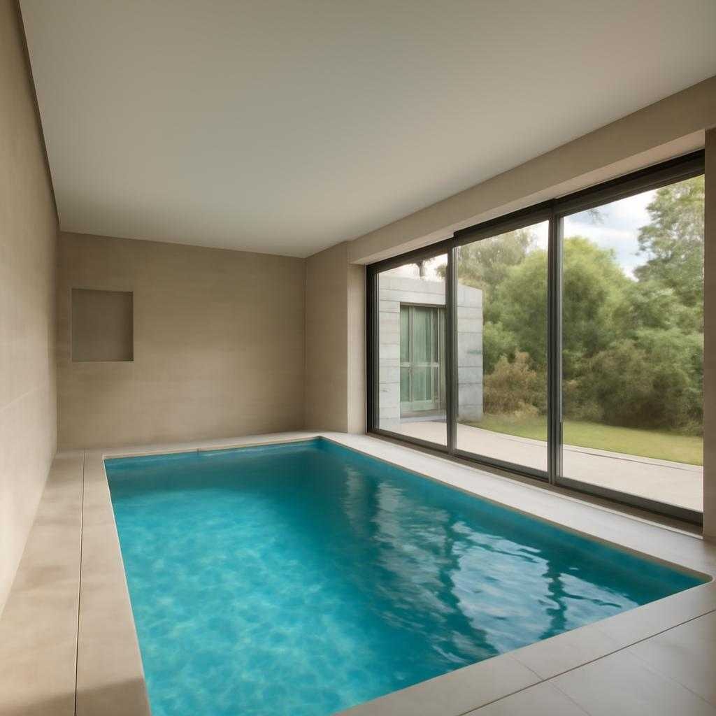 матовые натяжные потолки для бассейна