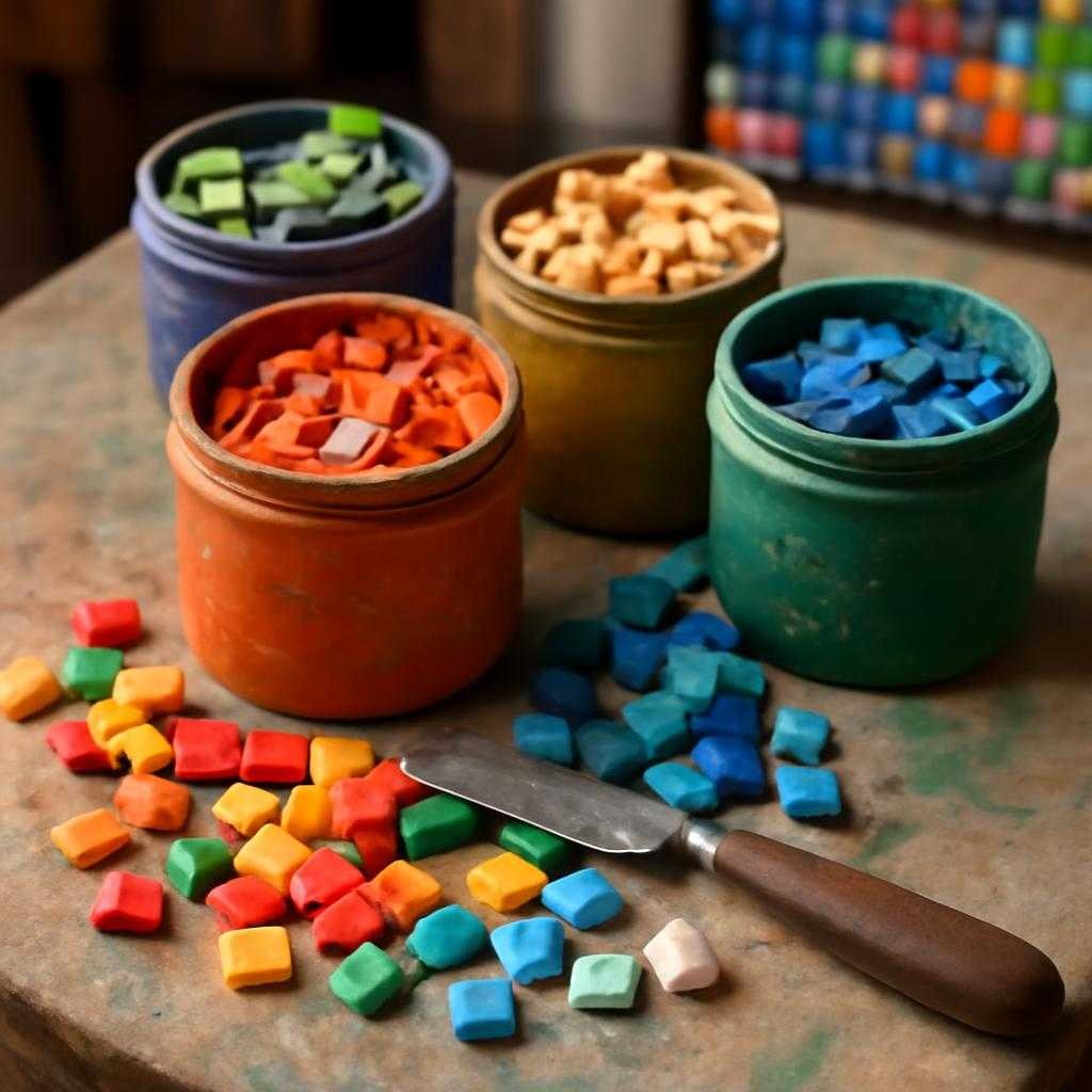 мозаичные краски