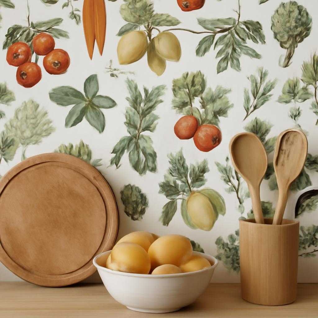 обои для кухни