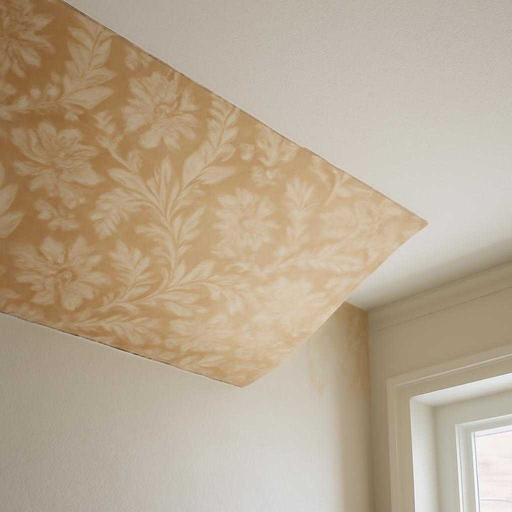 обои на потолок