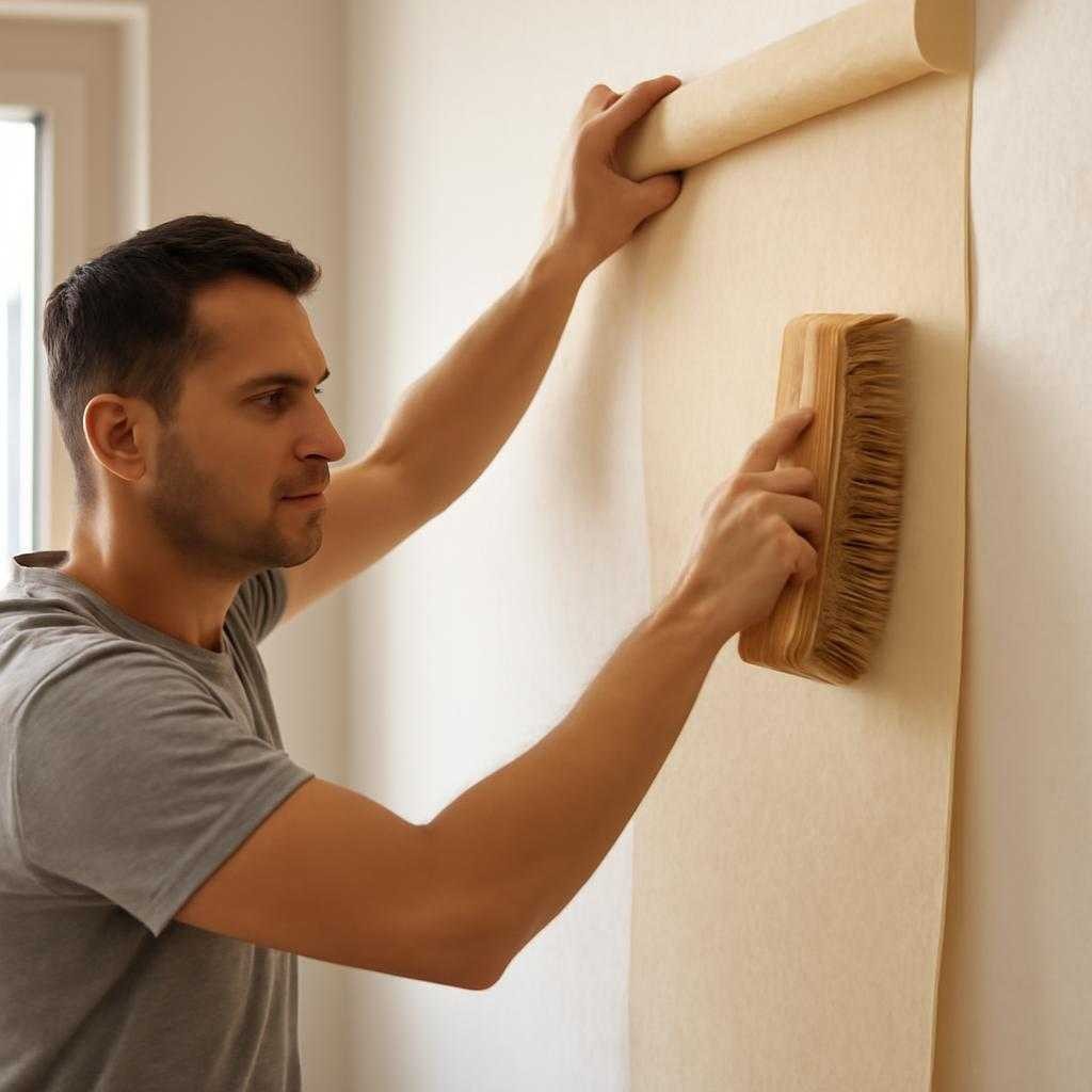 оклейка обоями