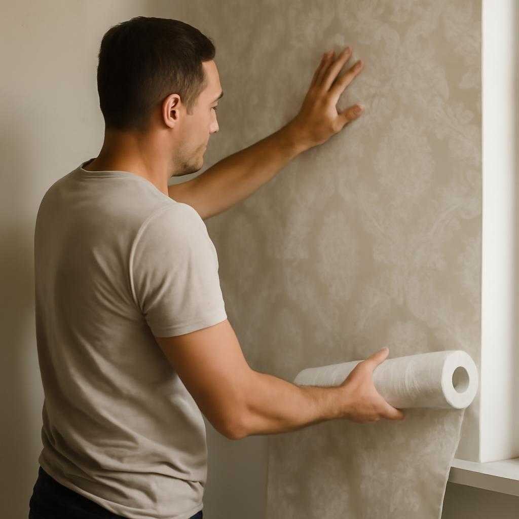 оклейка обоями