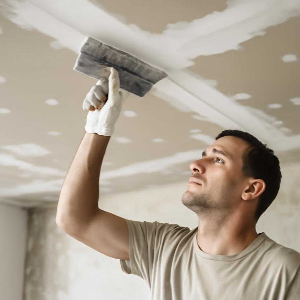 подготовка потолка