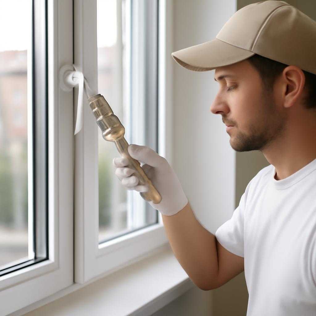 покраска пластиковых окон