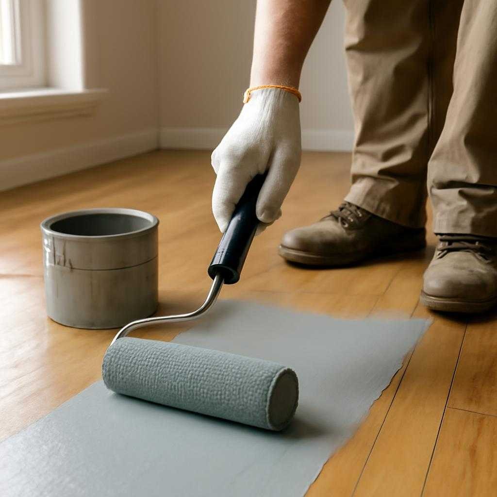 покраска пола