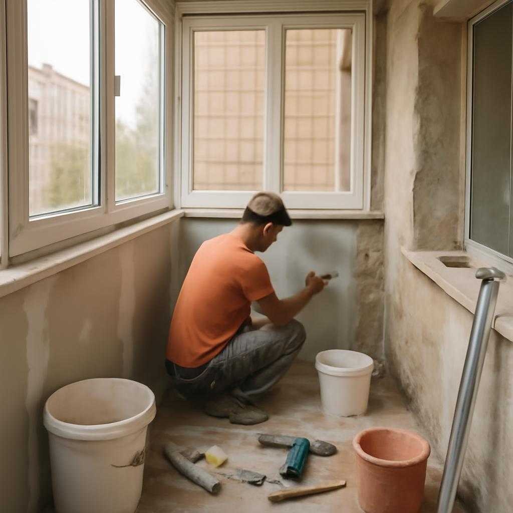 ремонт балкона