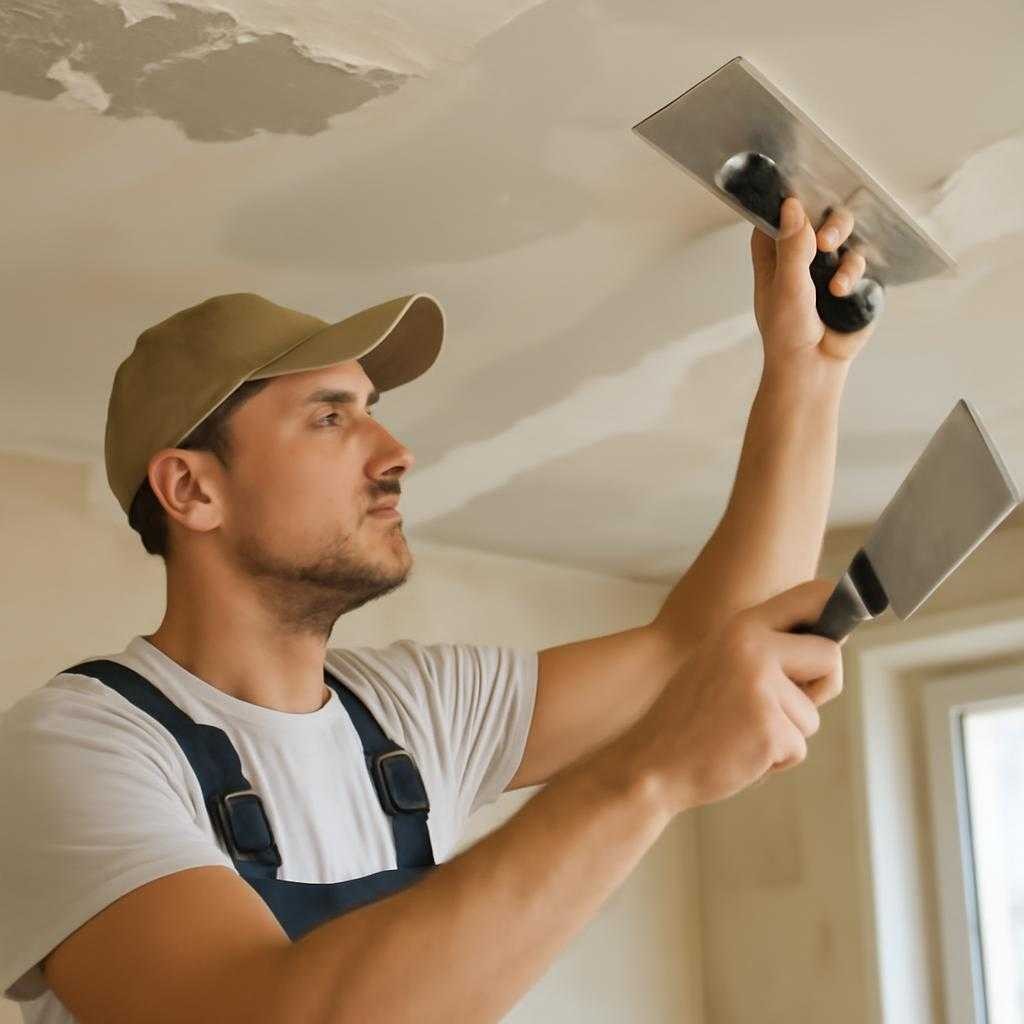 ремонт потолка