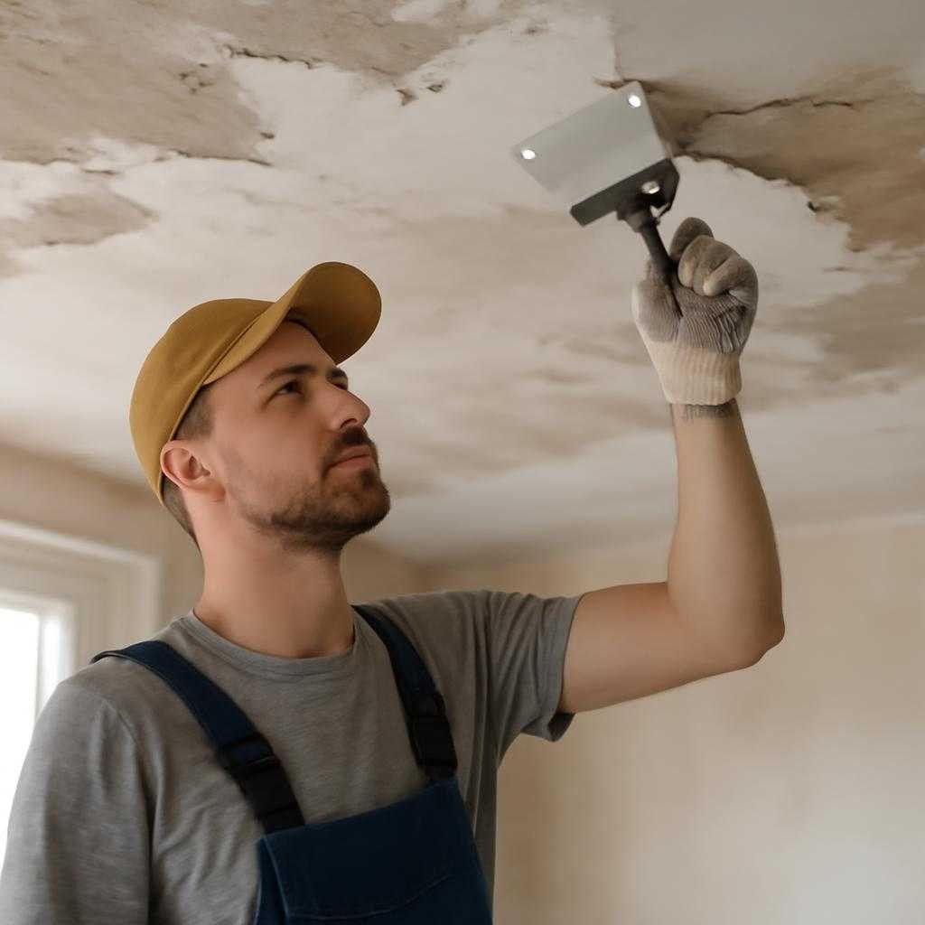 ремонт потолка