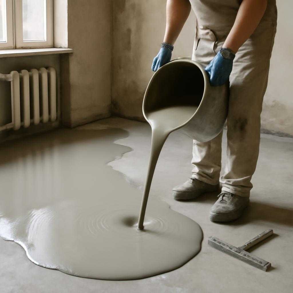 самовыравнивающаяся стяжка