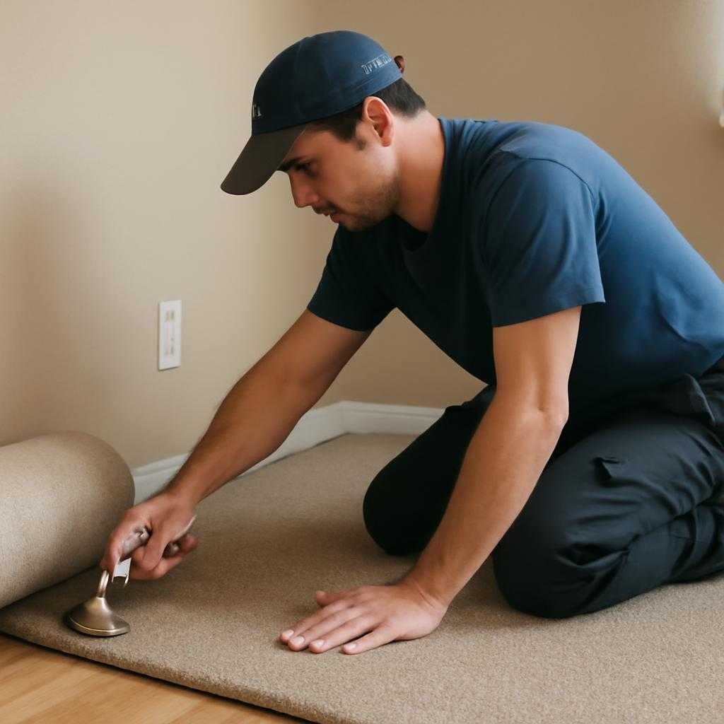 укладка ковролина