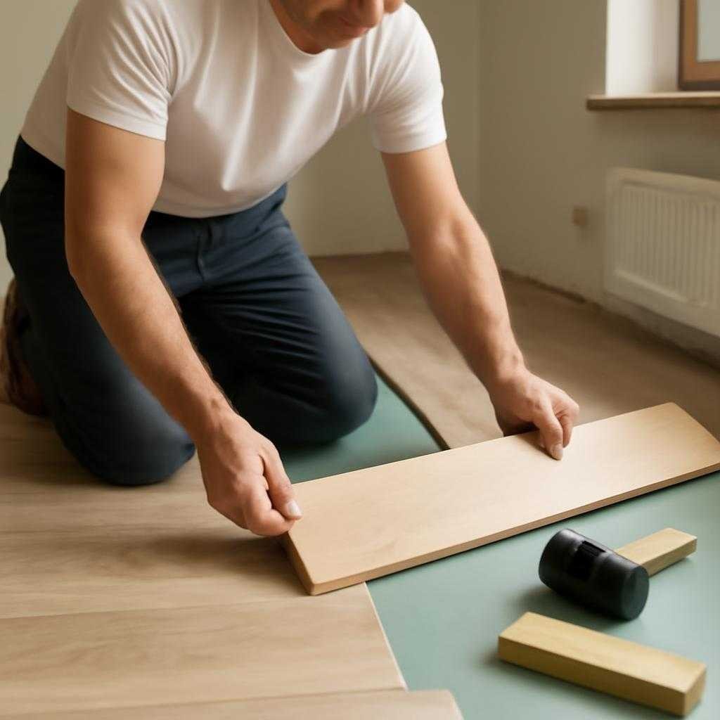 укладка пола