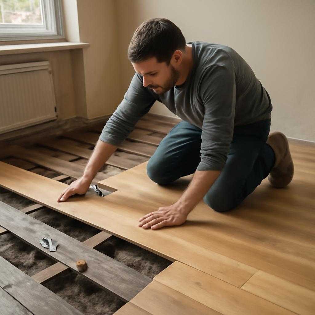 замена пола