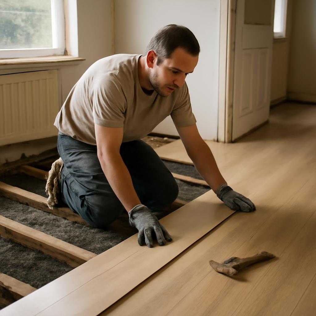 замена пола