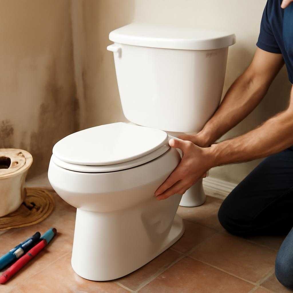 замена унитаза