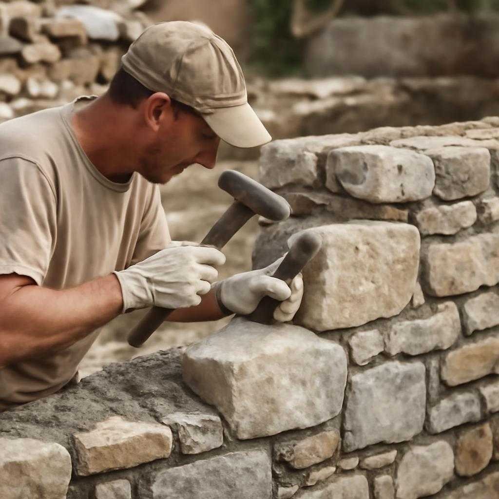 кладка камня