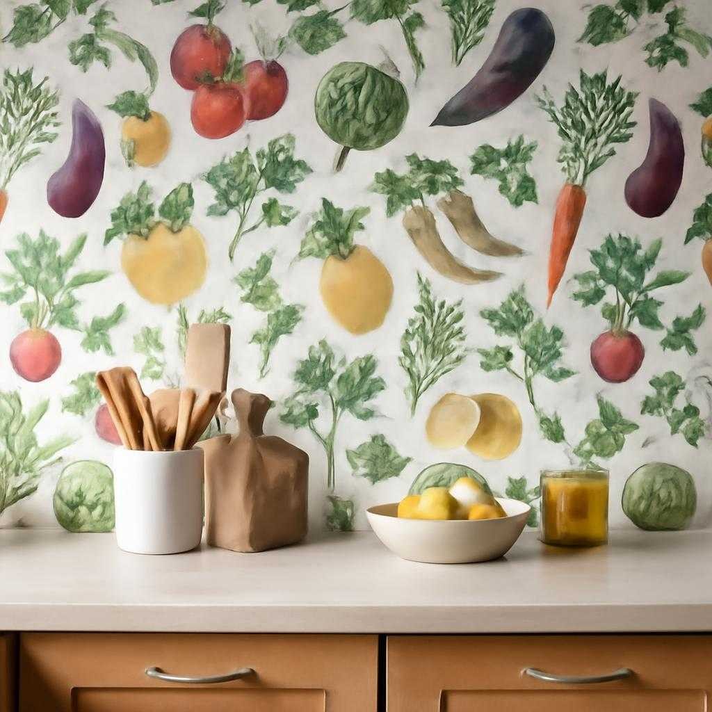 обои для кухни