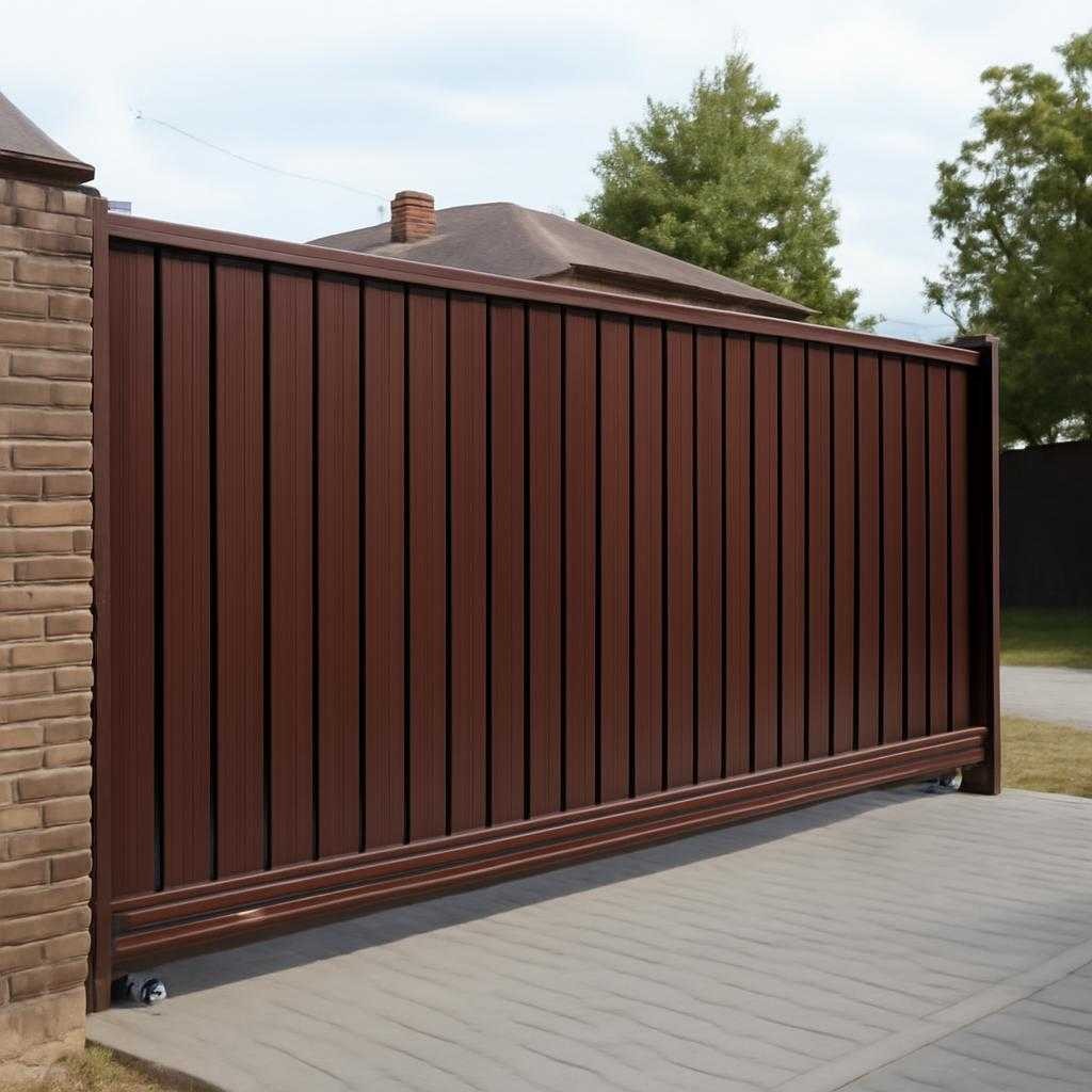 откатные ворота