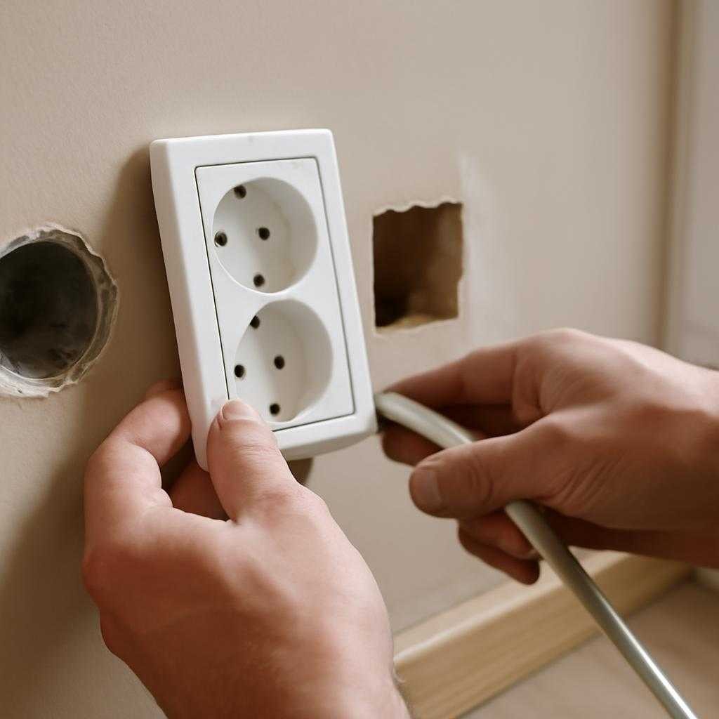 перенос розетки