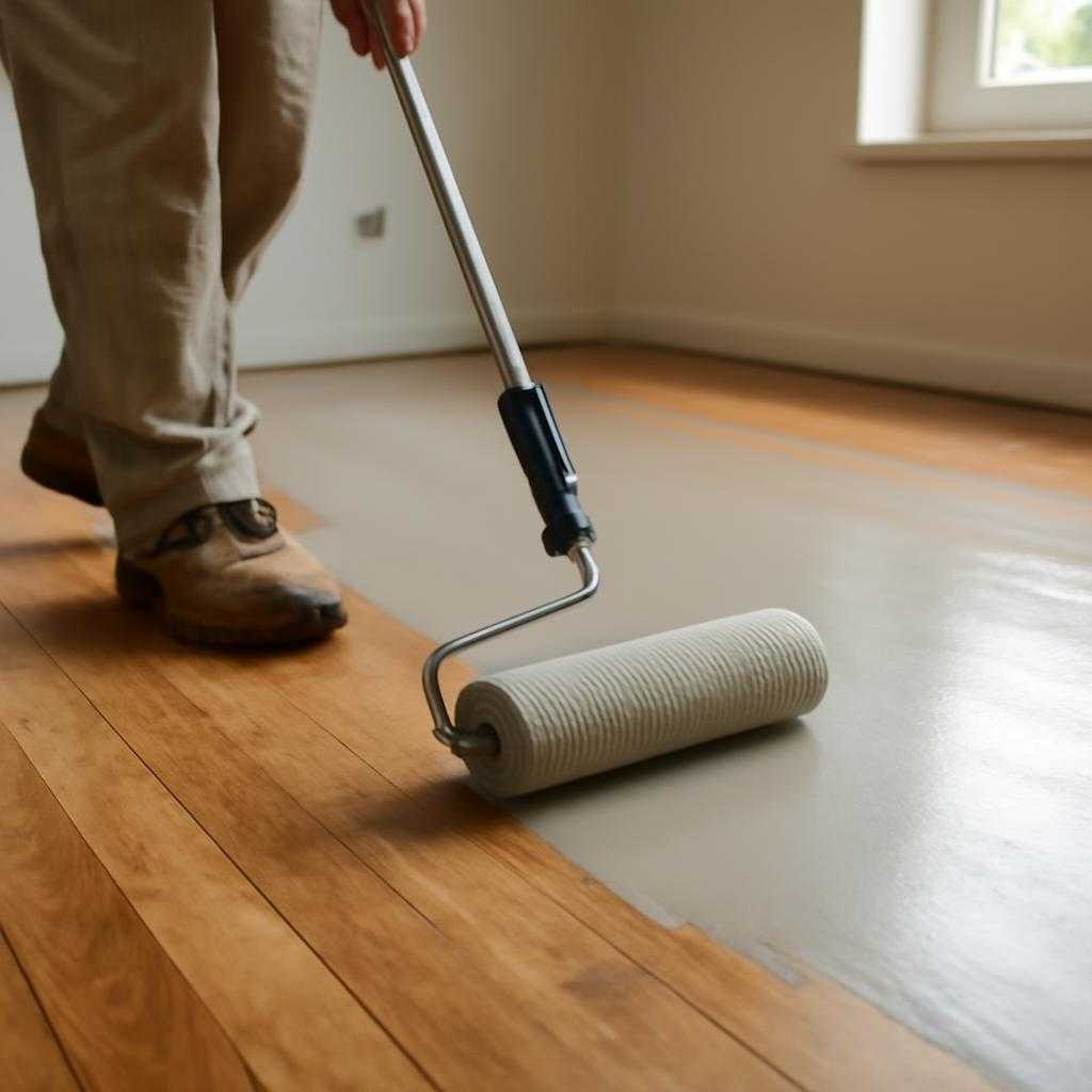 покраска пола