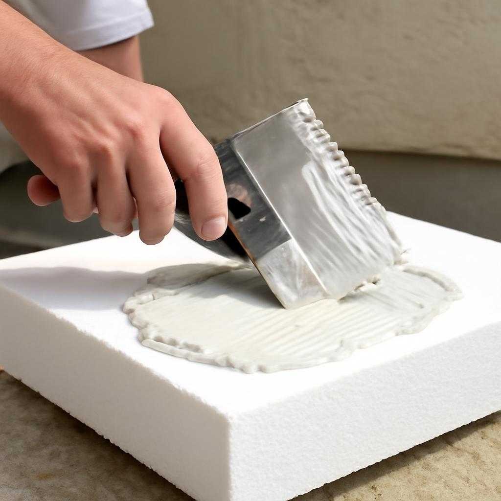 шпаклевка пенопласта