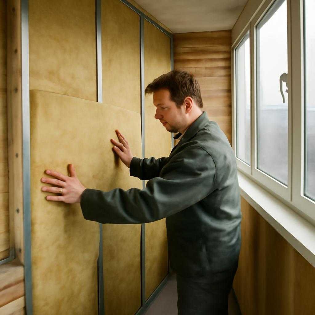 утепление балкона