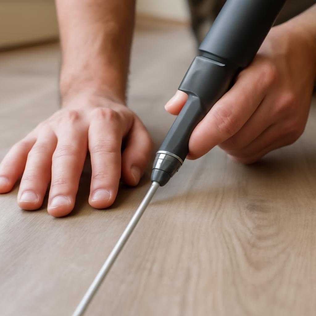 заделка швов линолеума