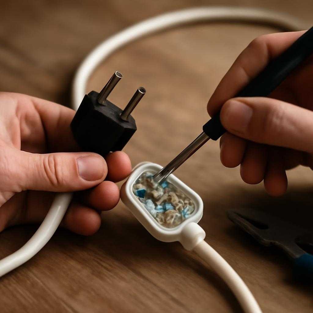 замена вилки