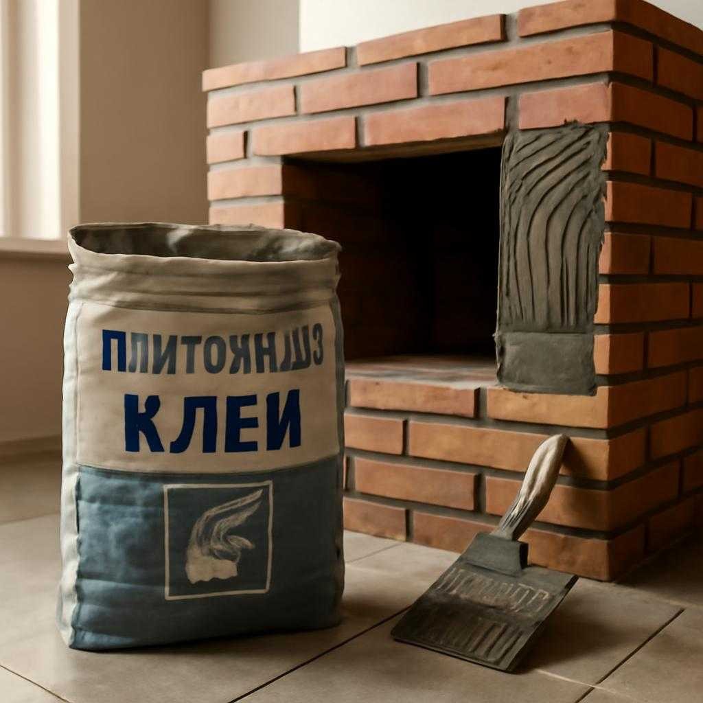 плиточный клей для камина